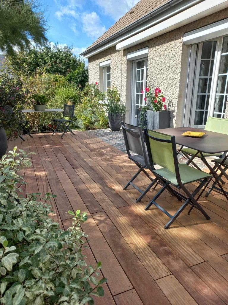 Jardin aménagé par Grégoire Paysage en Sarthe